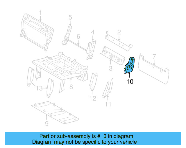 Outer Cover 7B0-885-327-A-XT1 - View 3