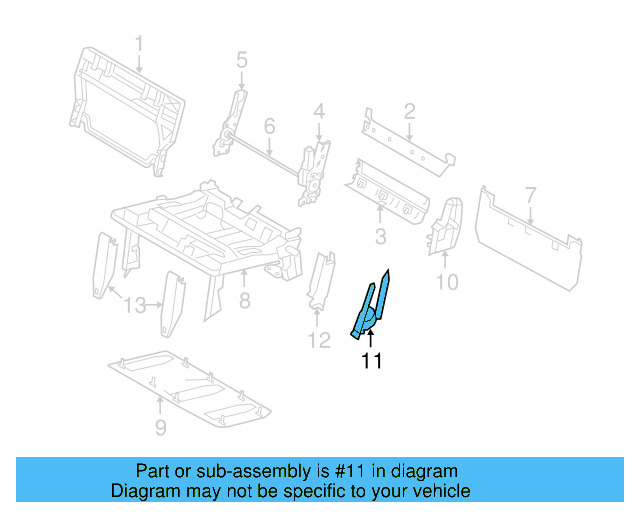 Inner Cover 7B0-885-637-A-HL5 - View 3