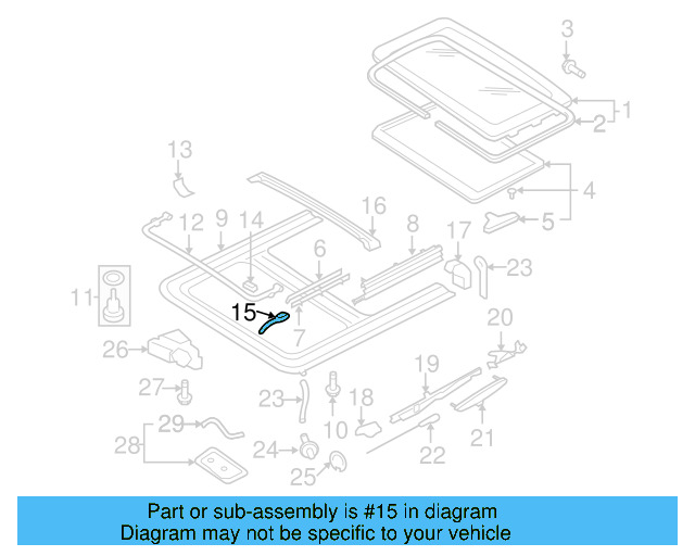 Deflector Spring 8D5-877-975-A - View 3