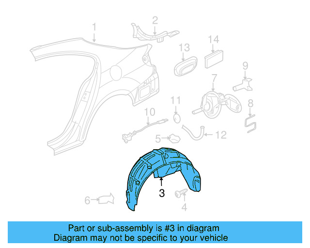 Fender Liner Retainer Nut N-908-338-01 - View 190