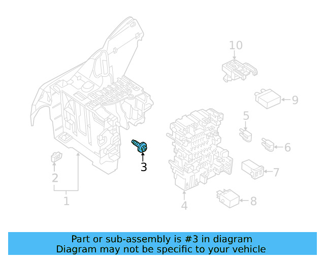 Front Mount Bracket Bolt N-910-799-01 - View 11