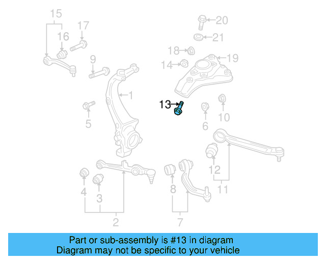 Suspension Stabilizer Bar Link Bolt N-104-253-02 - View 11