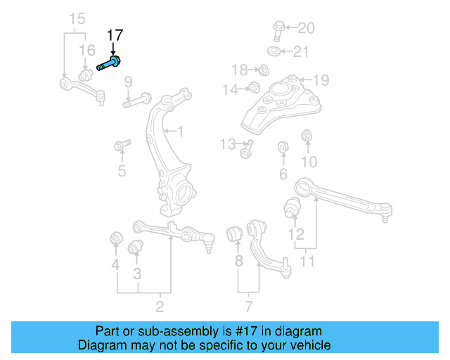 Suspension Stabilizer Bar Link Bolt N-104-253-02 - View 6