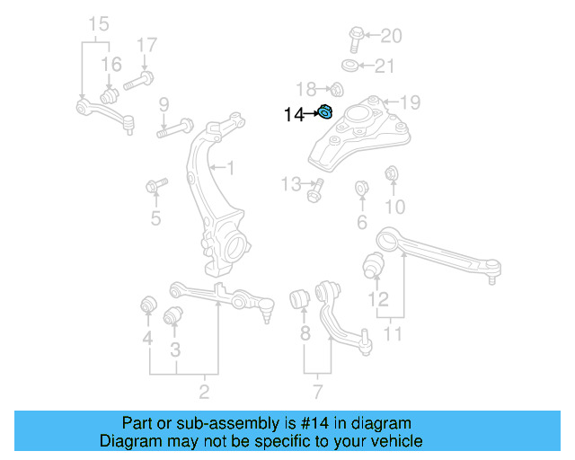 Stabilizer Link Lock Nut N-102-861-10 - View 14