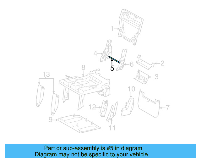 Rod 7B0-885-886-A - View 3