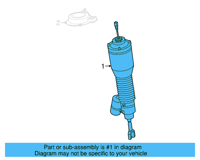 Shock Assembly 3D0-616-039-AD - View 3