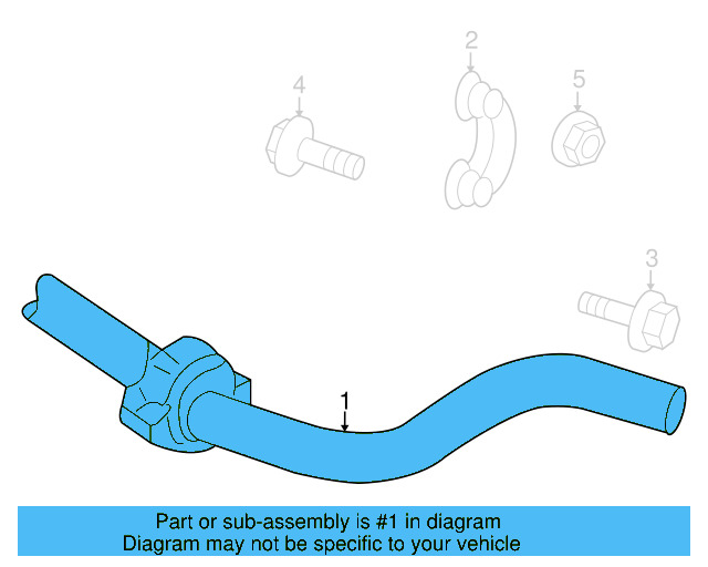 Stabilizer Bar 3D0-411-305-F - View 5