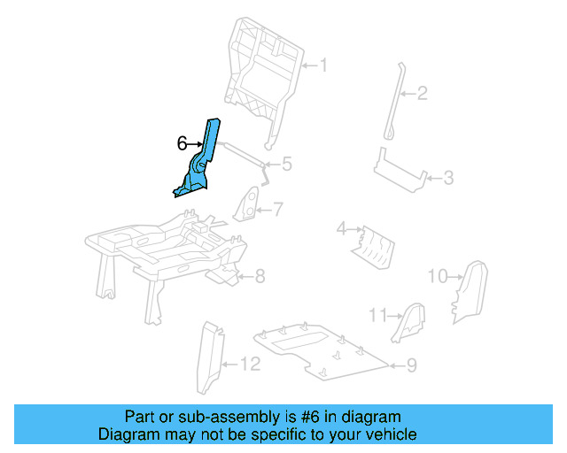 Hinge 7B0-885-323-B - View 6