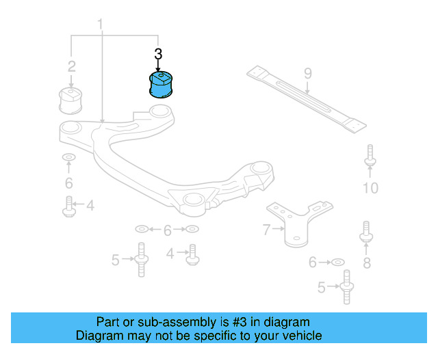 Suspension Cross 4E0-399-419 - View 4