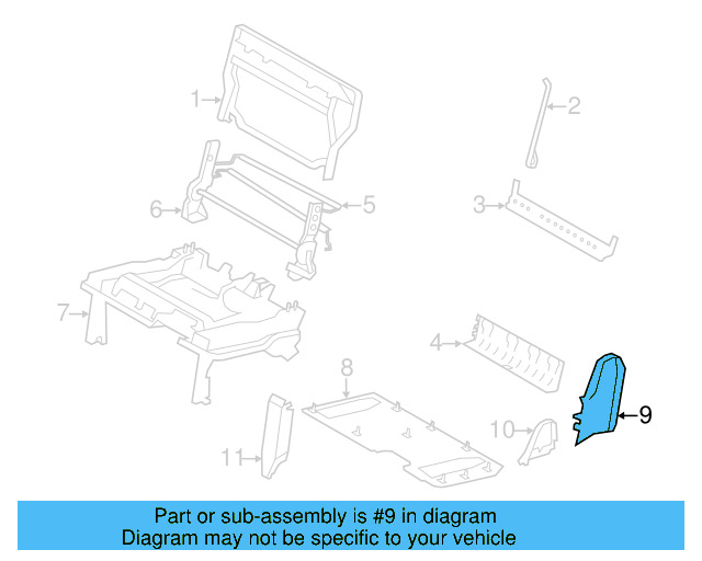 Outer Cover 7B0-885-328-B-XT1 - View 3