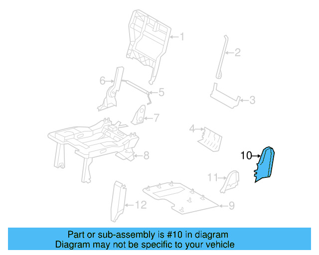Outer Cover 7B0-885-327-C-XT1 - View 3