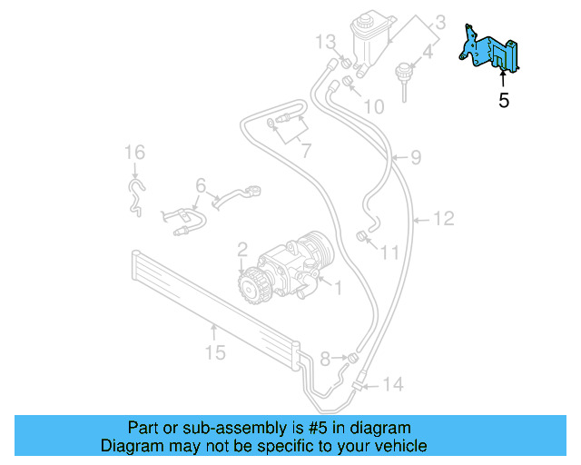 Bracket 7L0-422-491-C - View 5