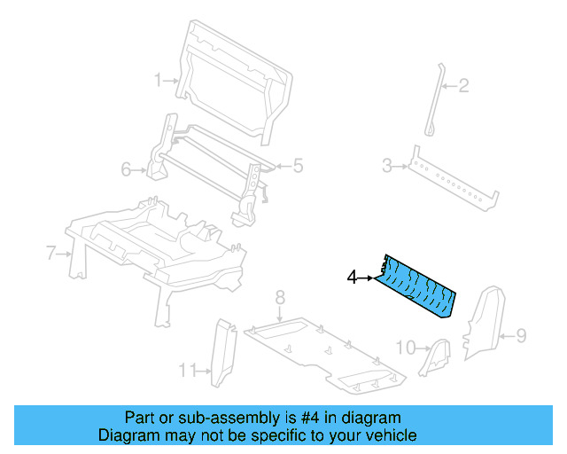 Tray 7B0-885-971-A-XT1 - View 3