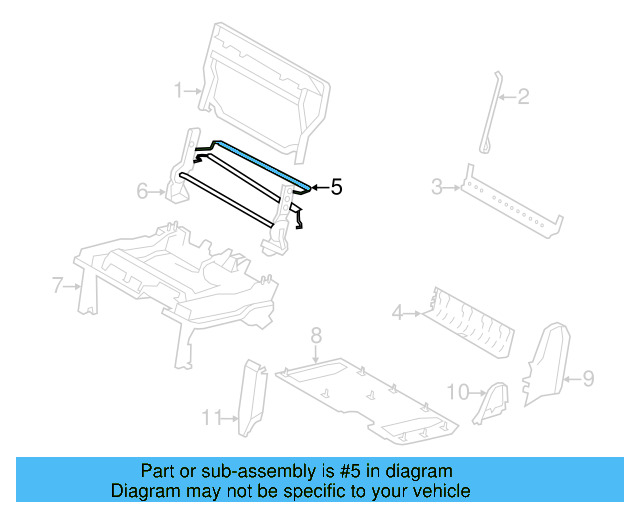 Torsion Bar 7B0-885-885 - View 3