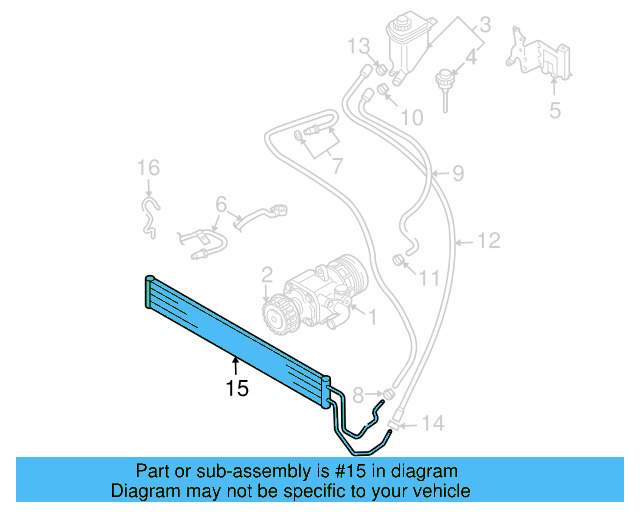 Oil Cooler 7L8-422-885 - View 2