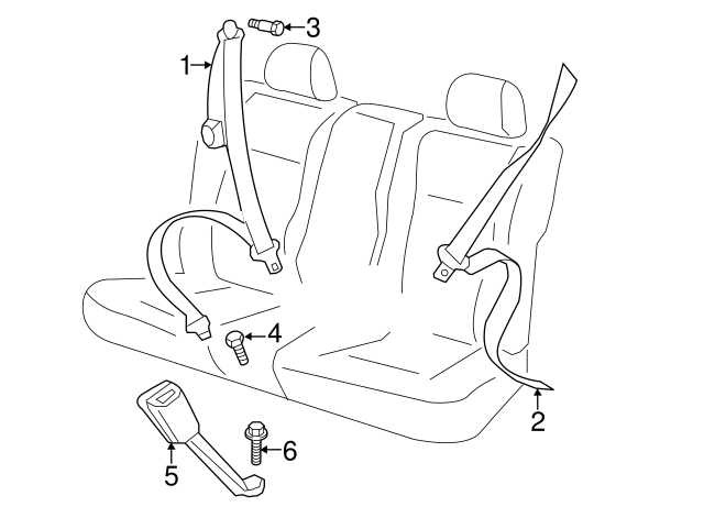 Buckle End Mount Bolt N-989-236-02 - View 42