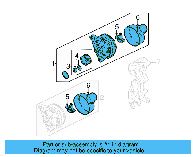 Alternator 059-903-018-X - View 11