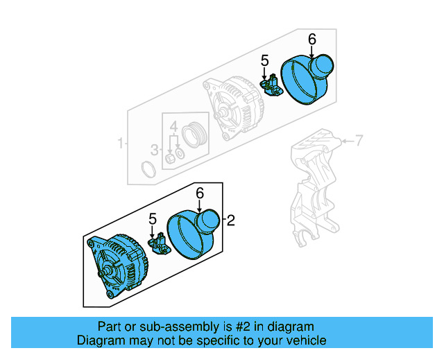 Alternator 059-903-018-X - View 15
