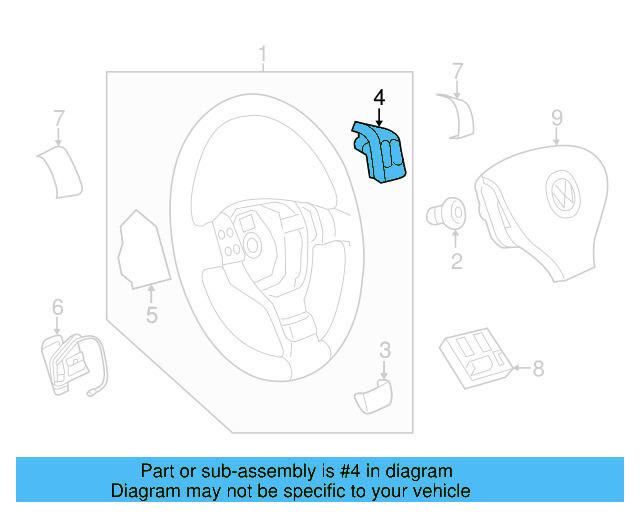 Control Switch 3C8-998-537-B - View 16