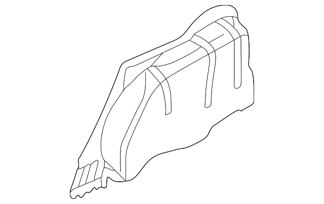 Inner Wheelhouse Bracket 3B9-809-302-G - View 9