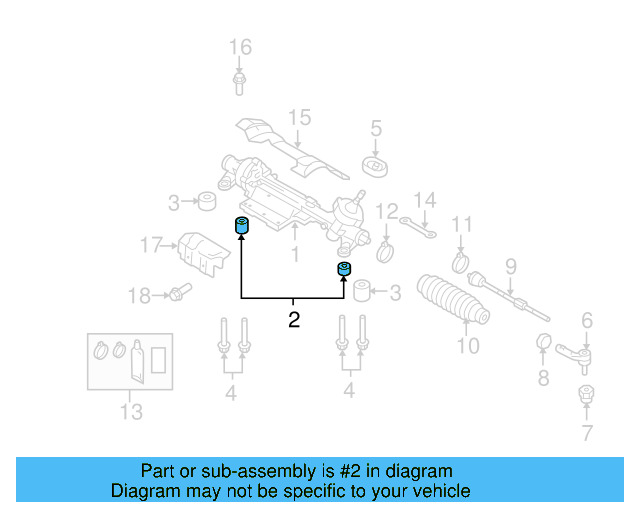 Upper Control Arm Mount Bolt N-105-607-02 - View 18