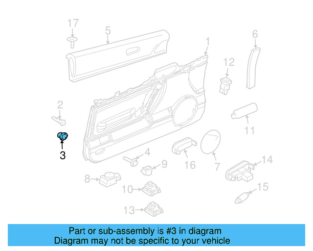 Door Trim Panel Screw N-908-298-03 - View 22