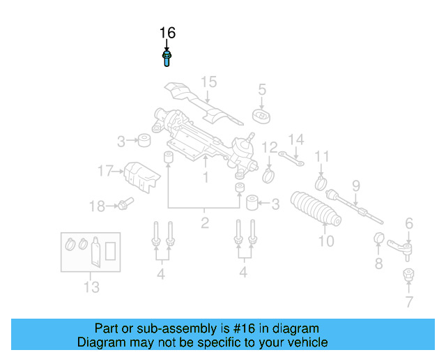 Heat Shield Bolt N-909-158-02