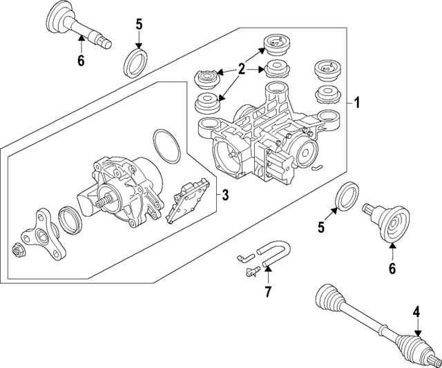 Axle Assembly 5Q0-501-204-D