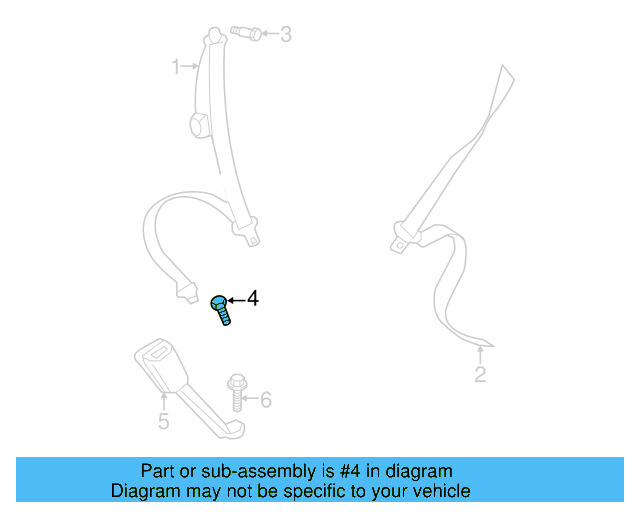 Outer Belt Assembly Lower Bolt WHT-003-682 - View 32