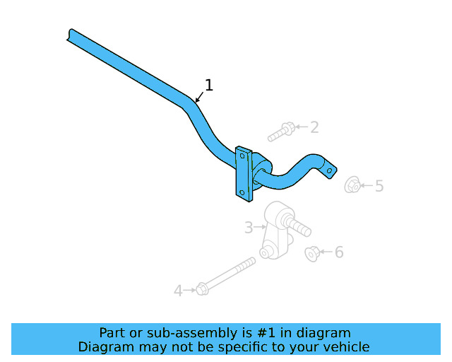 Stabilizer Bar 5QM-511-305-F - View 4