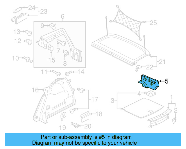 Door Window Switch Bezel Clip 1J0-858-137-B - View 71