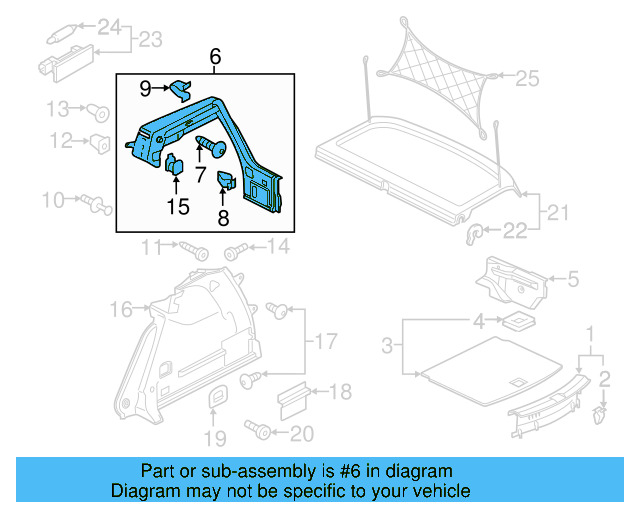 Side Trim 5GM-867-762-A-82V - View 11