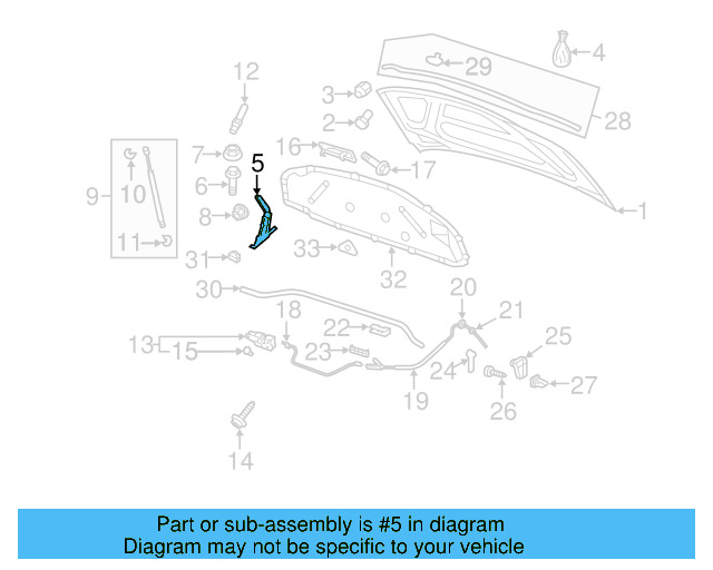 Lock & Switch Bolt WHT-000-425 - View 68