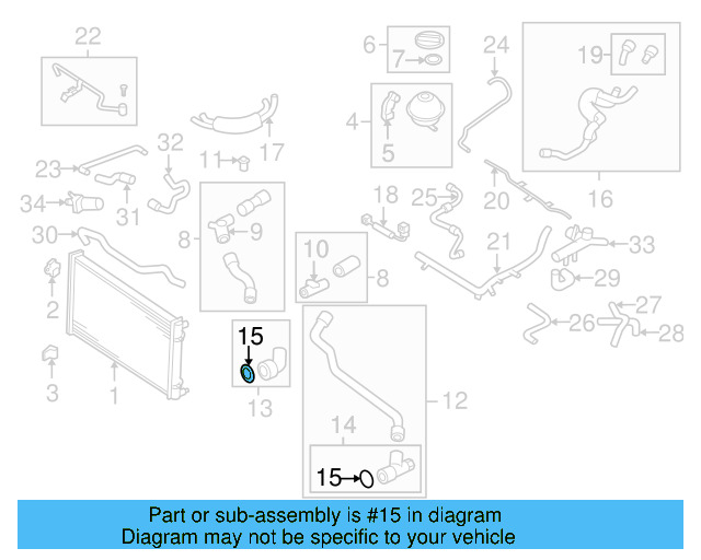 Water Hose Assembly Lower Seal N-907-653-01 - View 13