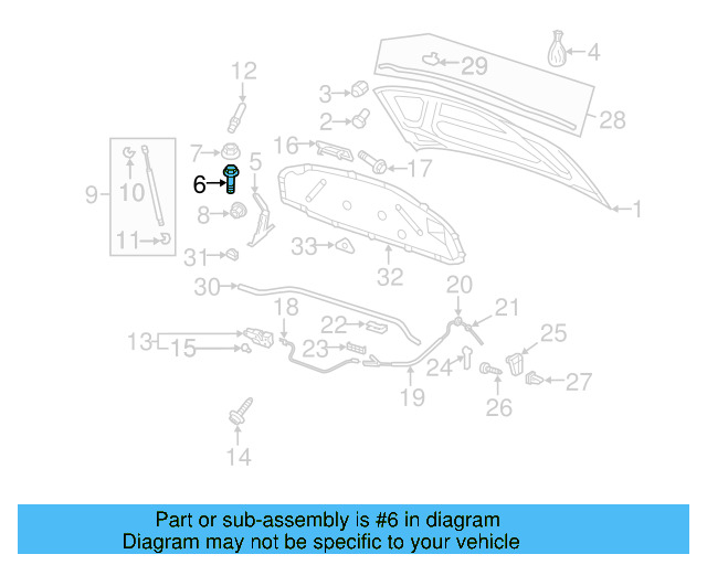 Hinge Bolt N-908-221-01 - View 9