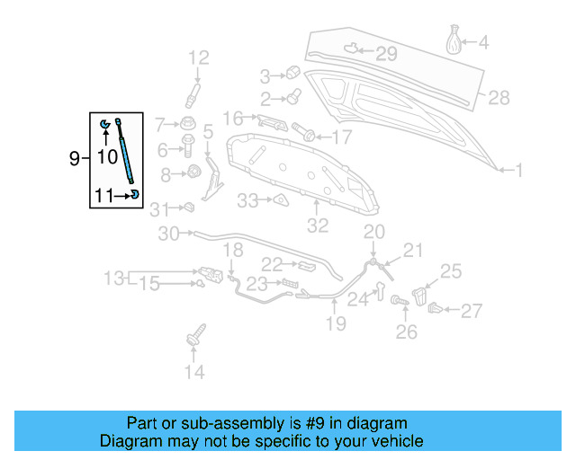 Support Cylinder 5K0-823-359-E - View 13
