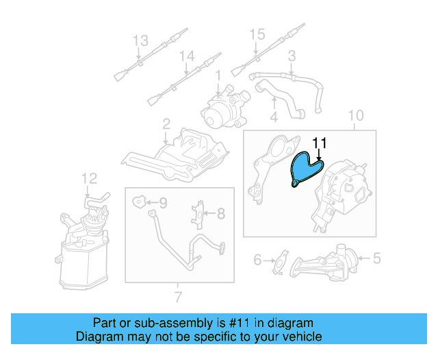 Vacuum Pump Gasket 07K-145-215-A - View 9
