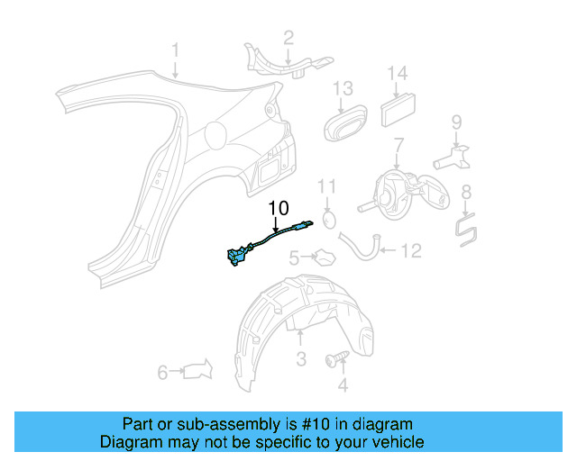 Actuator 3C8-810-773-A - View 3