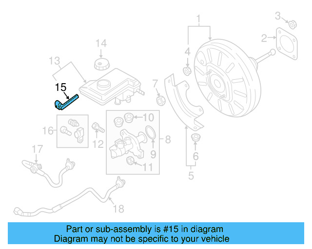 Brake Fluid Level Switch 1S0-611-377 - View 13