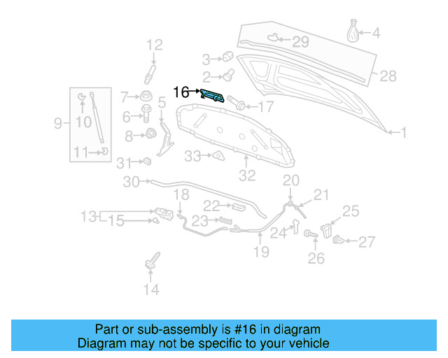 Safety Catch 1Q0-823-480 - View 9