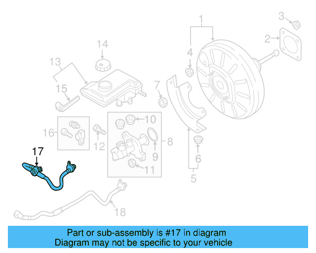 Vacuum Tube 5Q0-612-041-AG - View 4