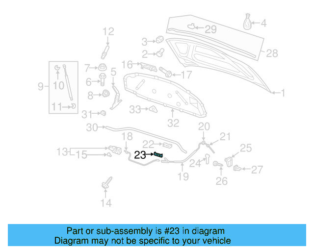 Release Cable Cover 6R0-823-347 - View 19