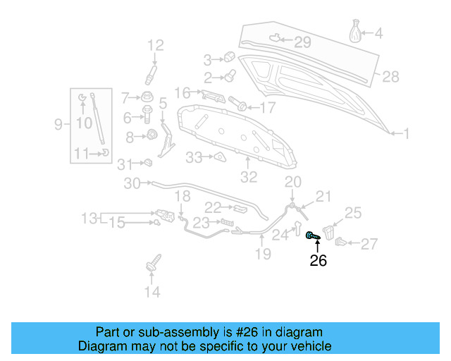 Mount Bracket Bolt N-908-794-02 - View 8