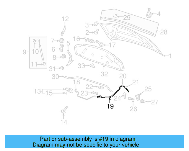Release Cable 5K0-823-535 - View 14