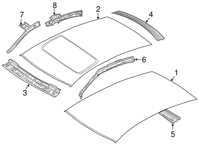Roof Panel 561-817-111