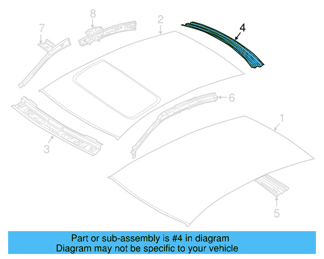 Rear Header 561-817-163 - View 5
