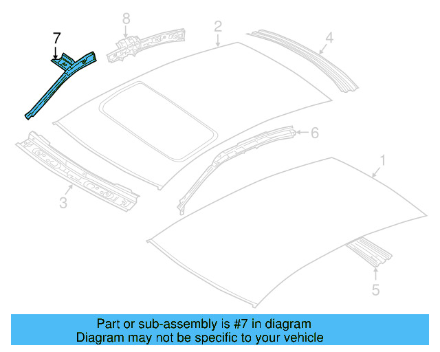 Rail Reinforced 561-810-412-A - View 4