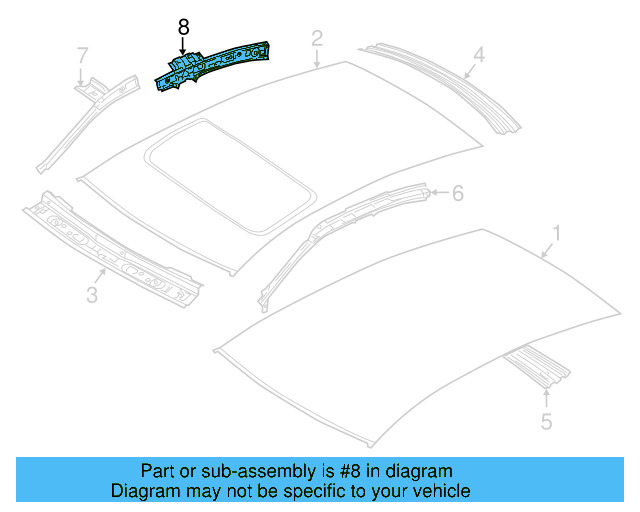 Rail Reinforced 561-810-348 - View 5