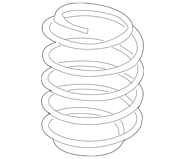 Coil Spring 5QM-511-121-T - View 2