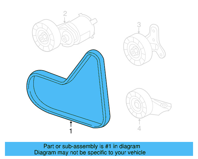Serpentine Belt 07K-145-933-E - View 4